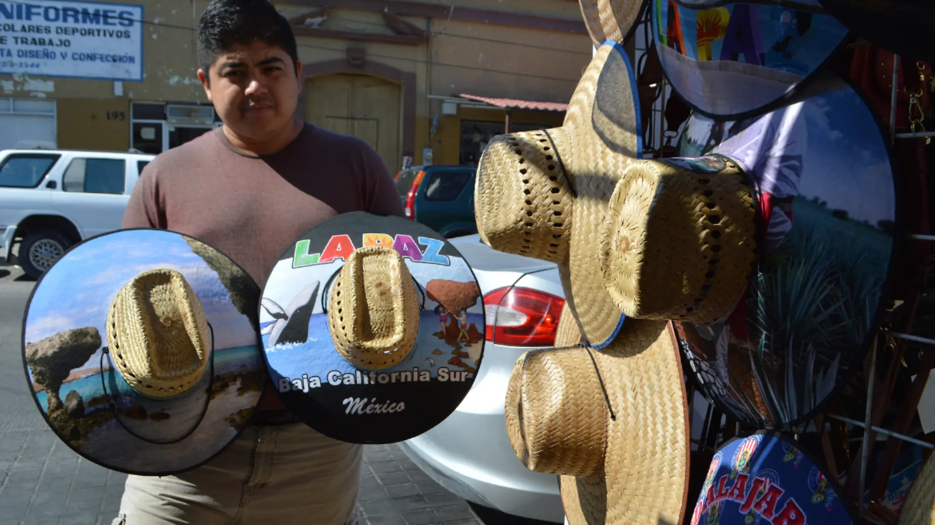 sombreros con imagenes de baja california sur